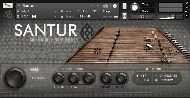 Cinematique Instruments Santur KONTAKT-MASCHiNE Santur